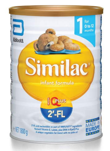 Similac® Stage 1 Baby Milk Powder Formula 2'-FL 1.8kg (0-12 months) is best formula milk singapore motherhood