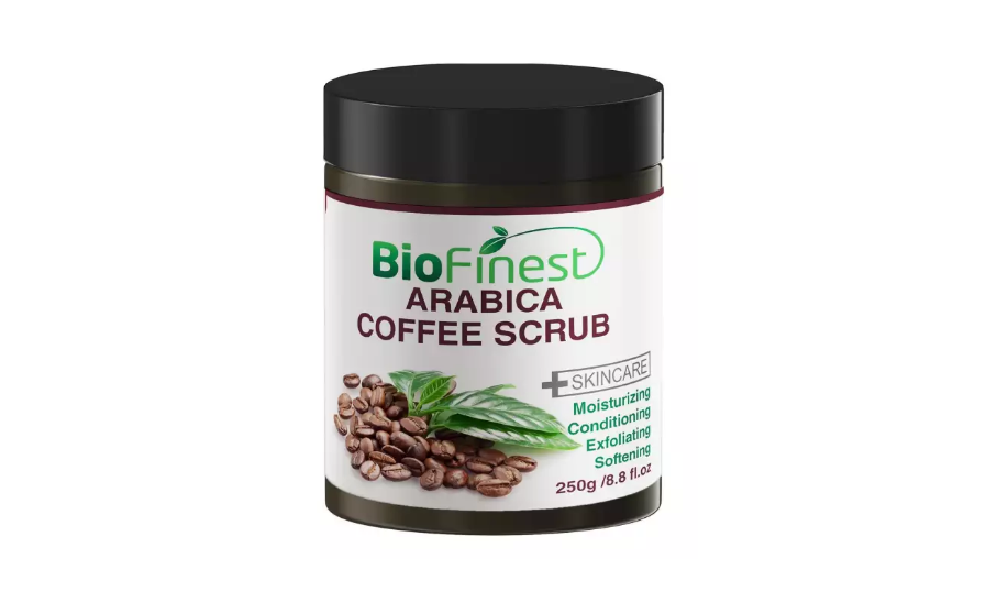 Biofinest Arabica Coffee Bean Body Scrub 11 Best Body Scrubs for Natural Skin Women 30s