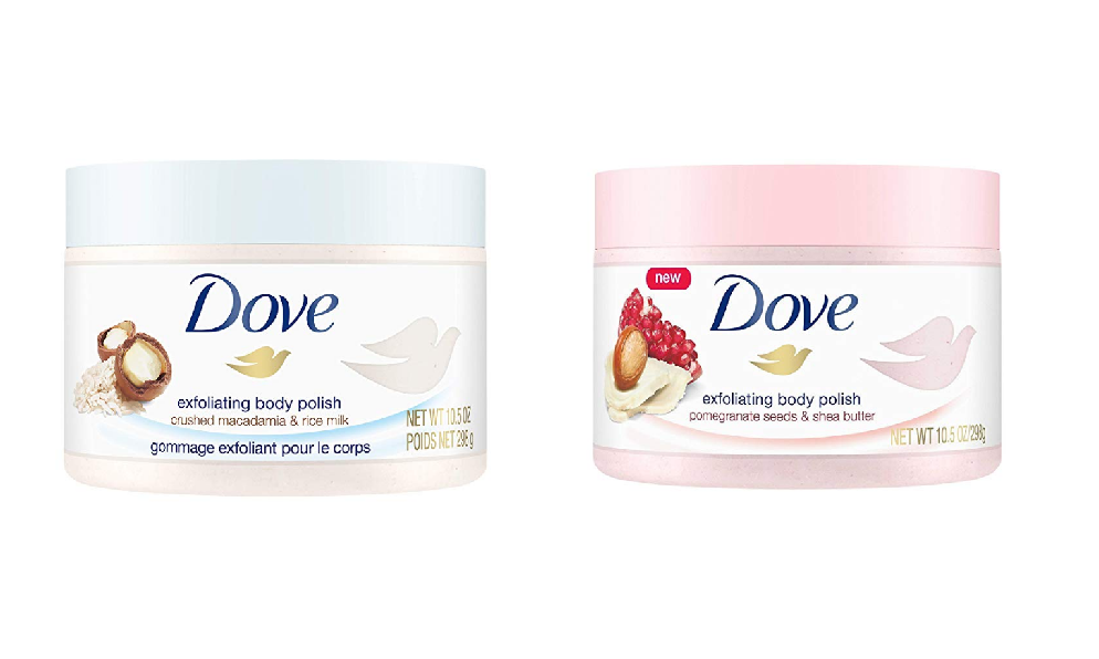 Dove Exfoliating Body Polish is Biofinest Arabica Coffee Bean Body Scrub 11 Best Body Scrubs for healthy Skin Women 40s