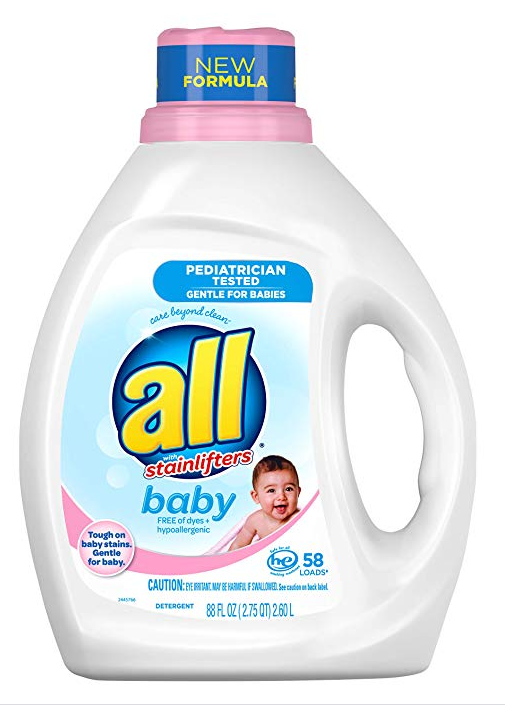 all baby liquid laundry detergent gentle for baby