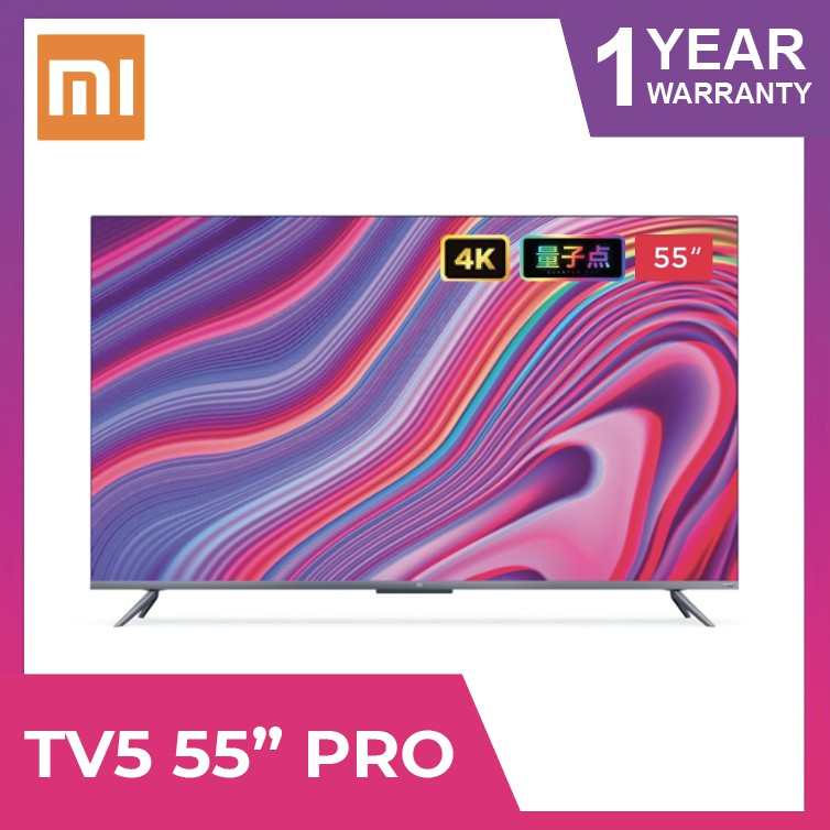 Xiaomi Smart TV V5 Model 55” PRO come with Android TV, Netflix, YouTube