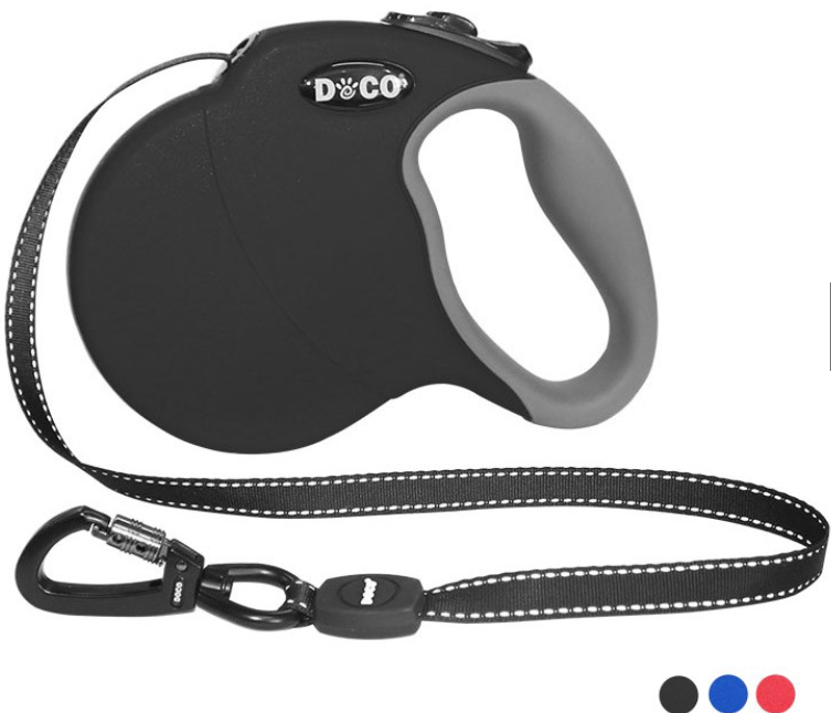 Retractable Dog Leash: Automatic Extending Reflective Nylon Dog Leads with Strong Carabiner Hook is the best dog gear for this year
