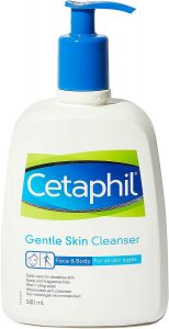 Cetaphil Gentle Skin Cleanser 500mL is the Top 10 Good Skin Care Products for Teenage Girls in Singapore, Here are the top skin tips for teen skin care, Wash off makeup before bed, Skincare for Teenagers 