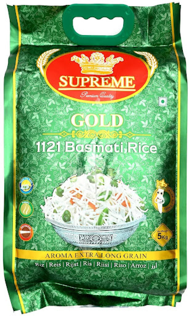 Supreme Gold 1121 Basmati Rice 5kg is best basmati rice brand singapore,
Which rice brand is best?,Which white rice brand is best?,Which brand rice is best for daily use?,Is it OK to eat basmati rice everyday?,Which Basmati rice is best Singapore?, types of rice in singapore,
fairprice jasmine fragrant rice review,
best japanese rice singapore,best rice brand, best fragrant rice,best rice in the world, Which brand of basmati rice is best?,What is the healthiest basmati rice?,Is Tilda the best basmati rice?,